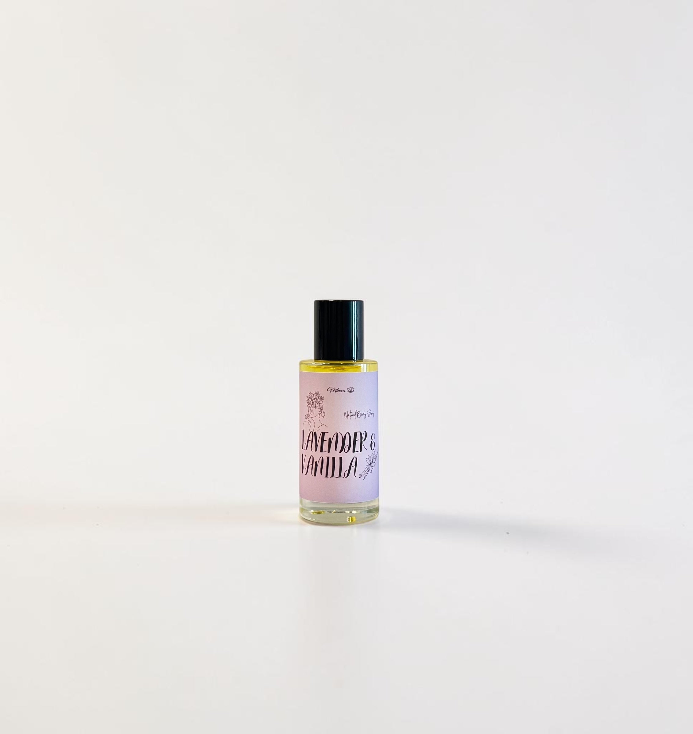 Lavender & Vanilla Fine Fragrance Mist — soothing lavender and creamy vanilla scent photographed on a clean white background.