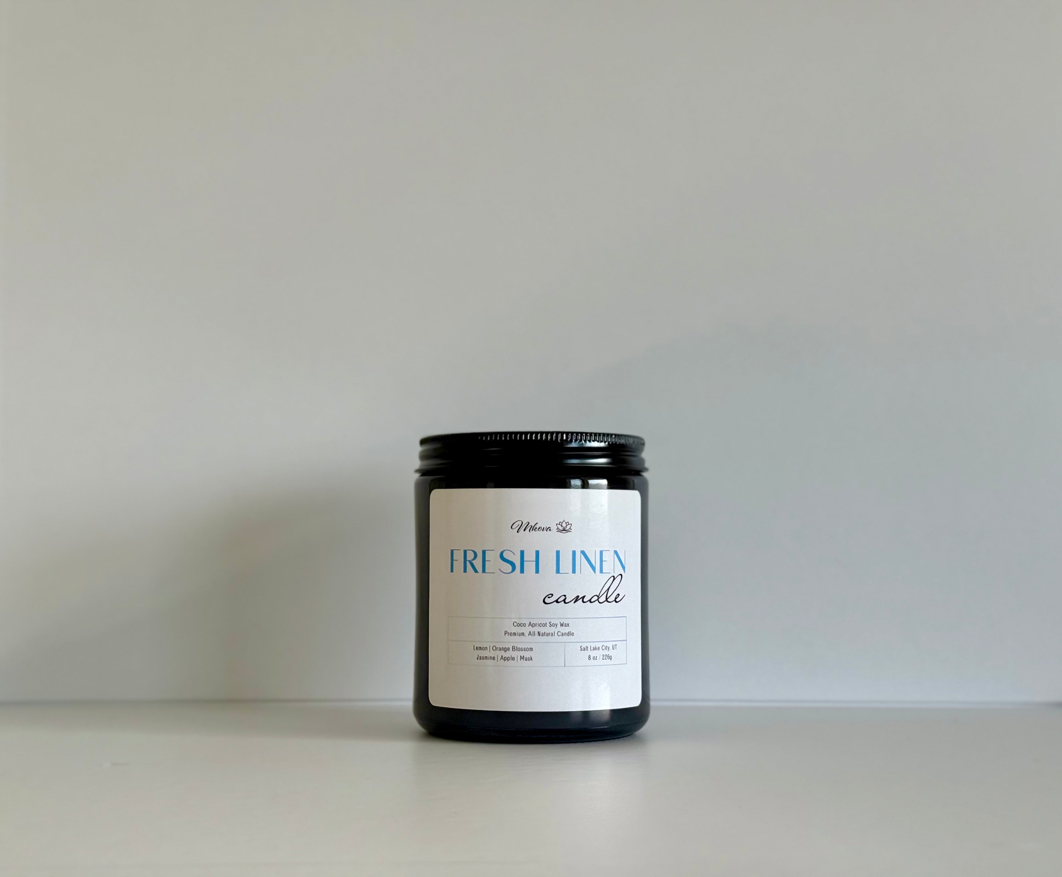 Fresh Linen | 8oz Natural Candle