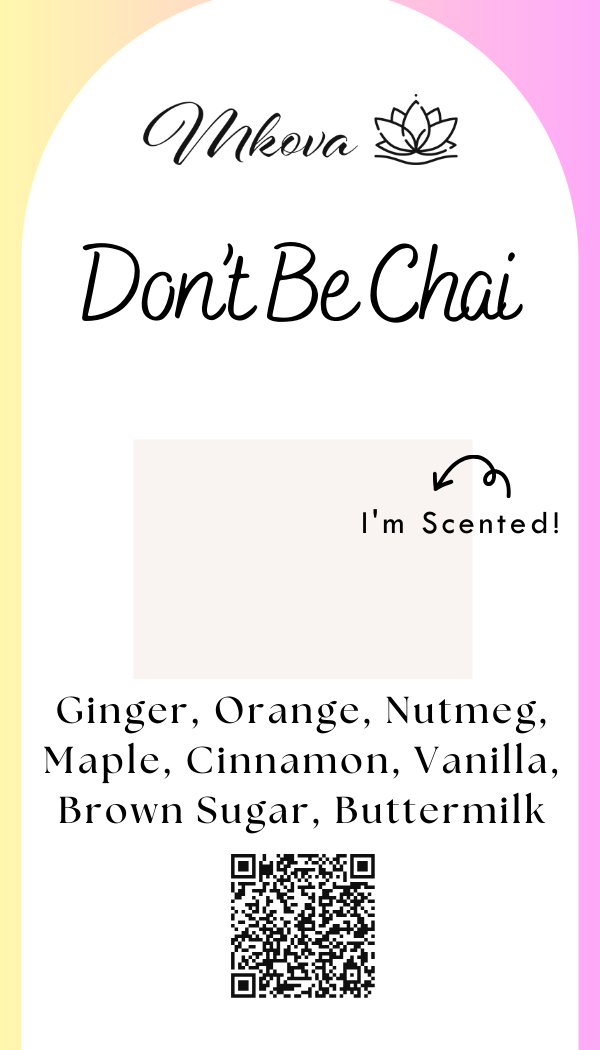 Don't Be Chai | Scented Sampler