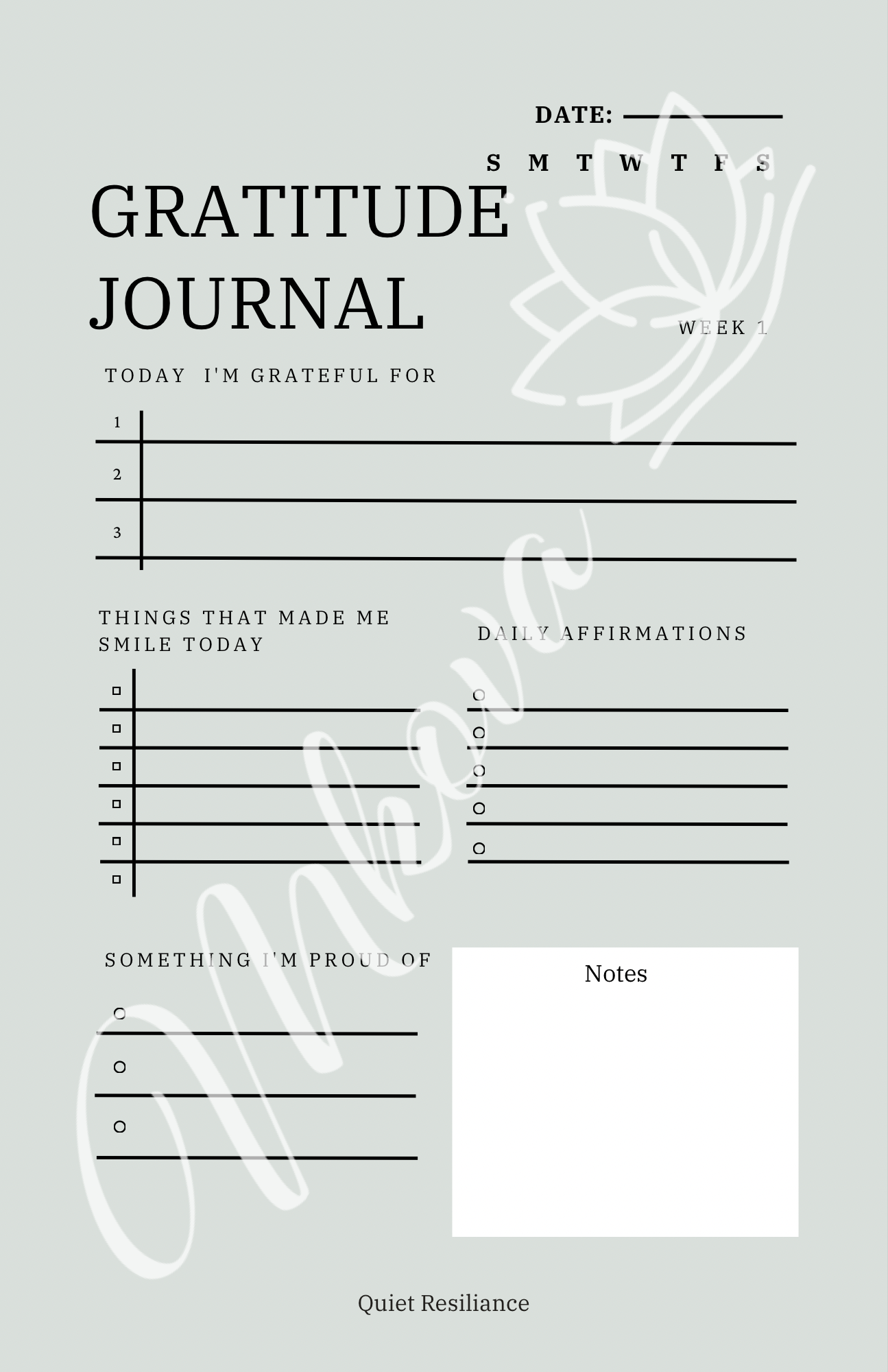 Forge Within | A Self Care & Reflection Journal for Men