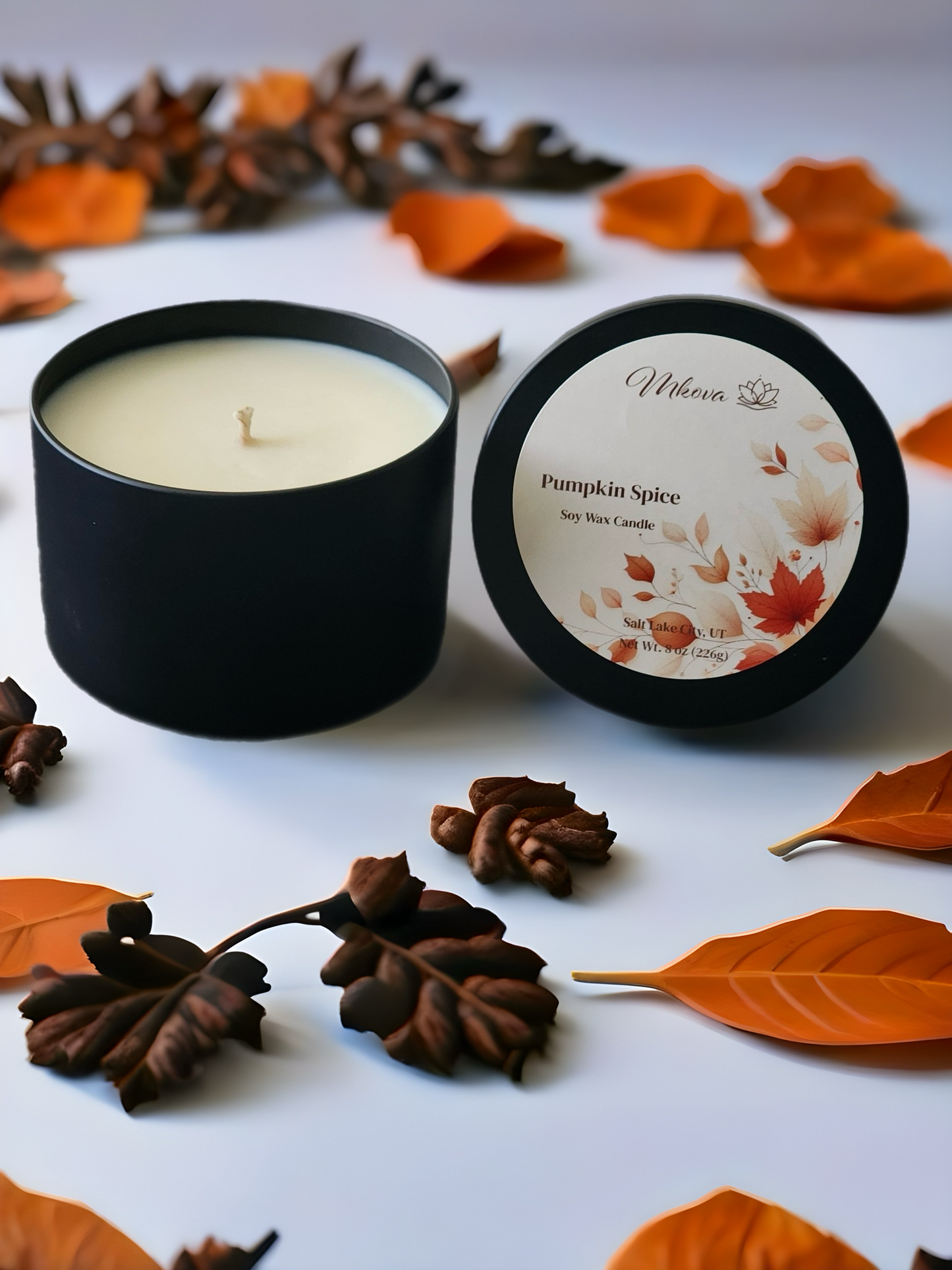 Pumpkin Spice | Natural Soy Wax Candle | Tin