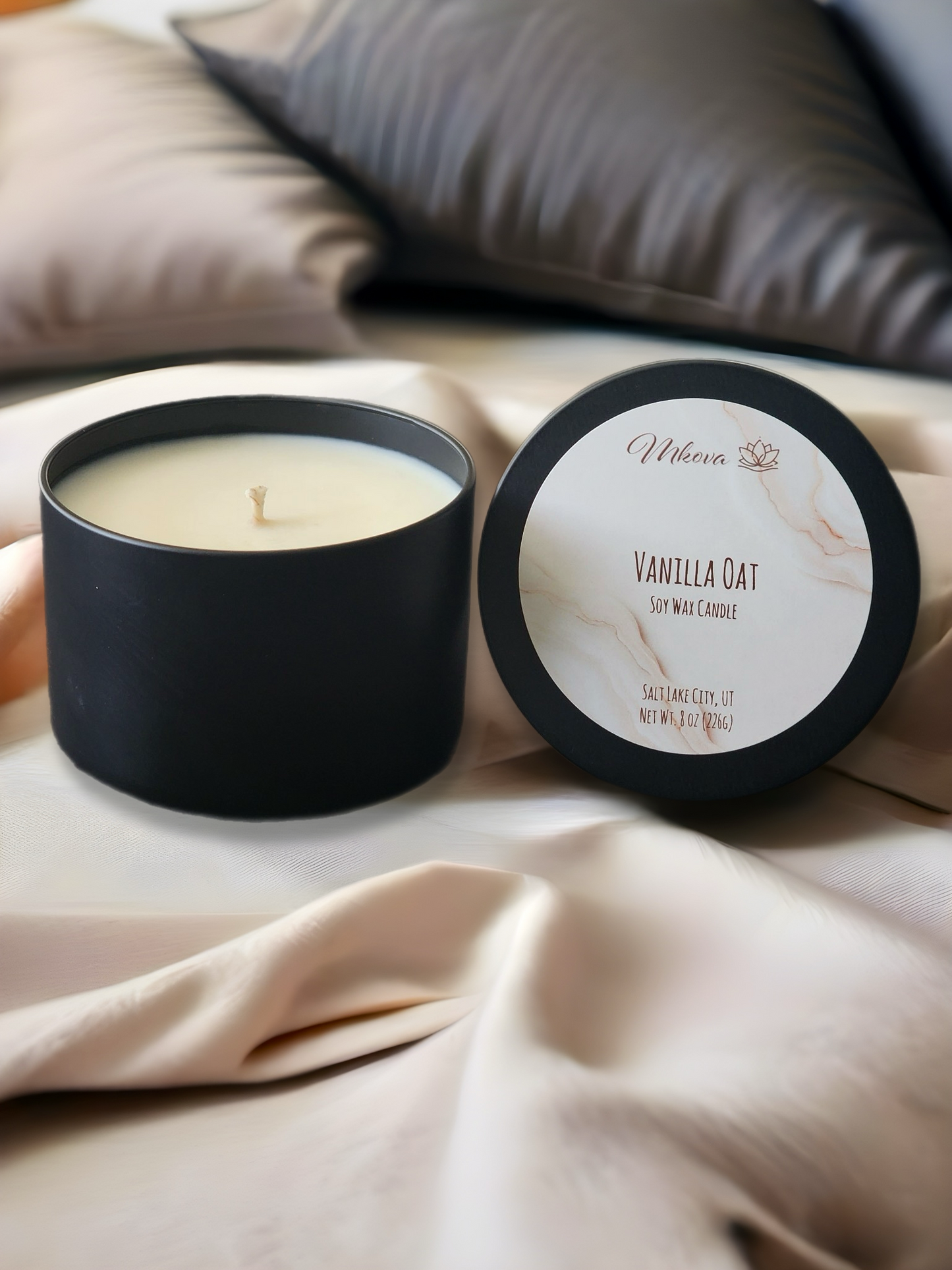 Vanilla Oat | Natural Soy Wax Candle | Tin