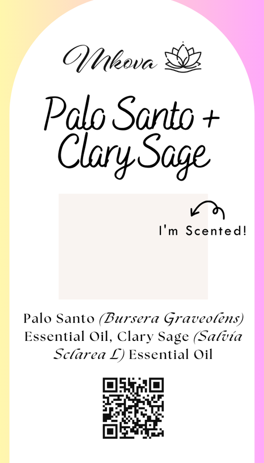 Palo Santo + Clary Sage | Scented Sampler