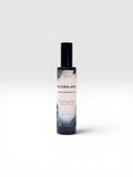 MilkBalance Body Toner — snow mushroom, meadowfoam, jojoba, and rosehip oils photographed in a milky glass bottle on a clean white background.